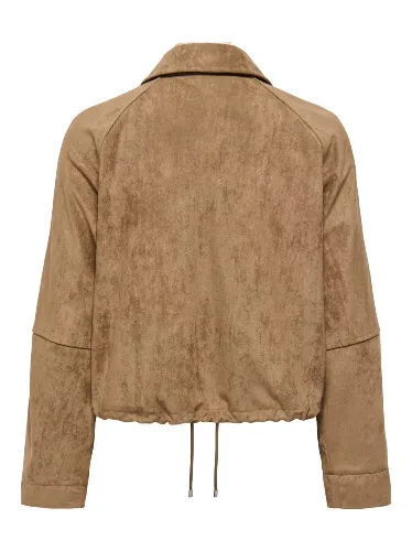 Resim Only Onllıxa L/S Faux Suede Jacket Cc Pnt Kadın Mont 15376829