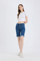 Resim Defacto Kadın Penye Şort A1958AX/NM28