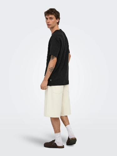 Resim 22028692 Only Sons Onskıan Lıfe Reg Seersucker Ss Tee Noos Erkek T-shirt