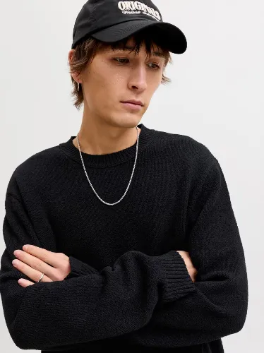 Resim Jack & Jones Jornorrebro Catskılls Knıt Crew Neck Sn Erkek Kazak 12293244