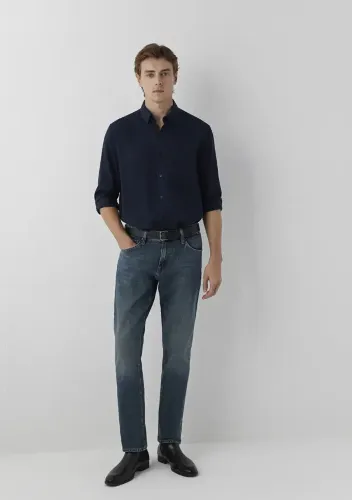 Resim Mavi Jake Erkek Jean Pantolon M00422A4078