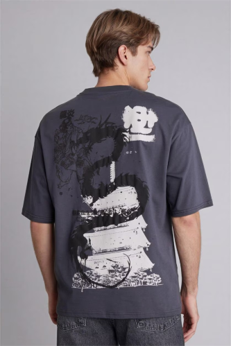 Resim Defacto Erkek T-shirt G3221AX/AR191