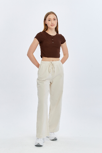 Resim Yenikoza Kadın Kanvas Pantolon