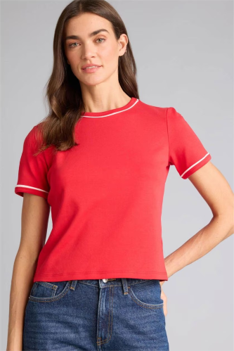 Resim Defacto Kadın T-shirt G8521AX/RD286
