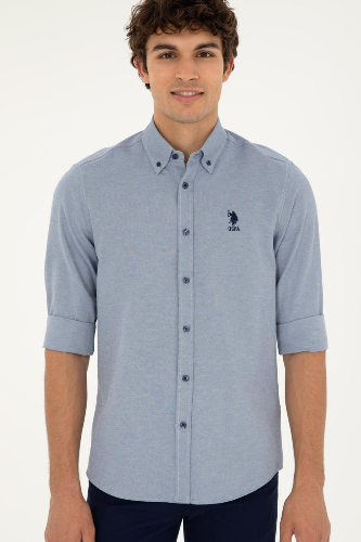 Resim U.S. Polo Assn. Nova024Y Erkek Dokuma Gömlek 1886621