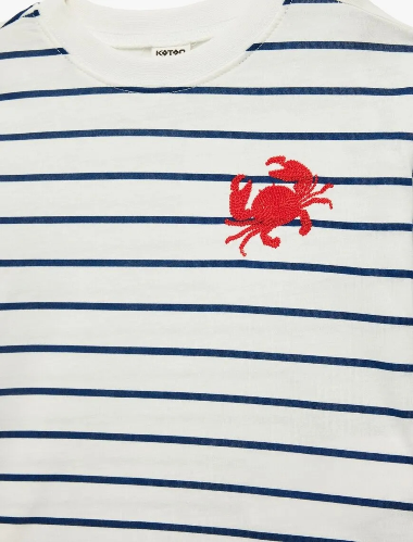 Resim Koton Erkek Bebek T-shirt 6SMB10026TK