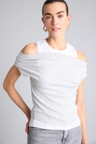 Resim Defacto Kadın T-shirt G9546AX/GR210