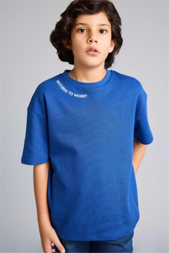 Resim Defacto Erkek Çocuk T-shirt G9727A8/BE114