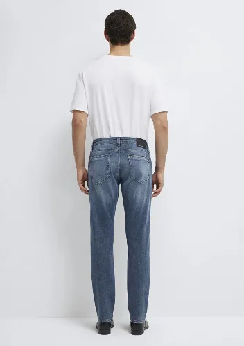 Resim Mavi Marcus Erkek Jean Pantolon M00351A1734