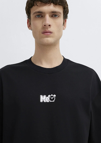 Resim Mavi Erkek T-shirt M0613377-900