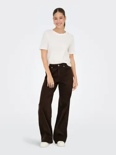 Resim Only Onlmadıson Hw Wıde Anımal Pant Pnt Kadın Jean Pantolon 15355777