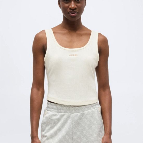Resim Guess Athleisure  Kadın  T-shirt V6GP05K2970-G1O6 Cırce Sl Rıb Tank Top