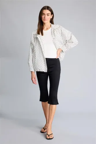 Resim Defacto Kadın Kot&Kanvas Kapri H1723AX/BK81