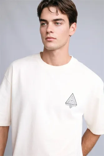 Resim Defacto Erkek T-shirt H6331AX/ER137