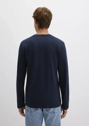 Resim Mavi Erkek T-Shirt M062477-27308
