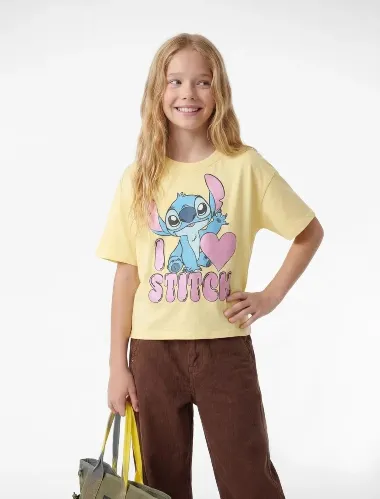 Resim Koton Kız Çocuk T-Shirt 6Skg10496Ak