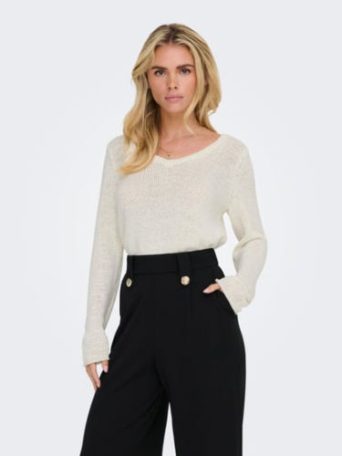 Resim Only Onlgeena L/S V-Neck Knt Noos Kadın Kazak 15340862