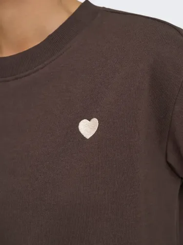 Resim Only Jdyparıs L/S Emb Sweat Jrs Noos Kadın Sweat 15221015