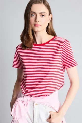 Resim Defacto Kadın T-shirt H9315AX/RD117