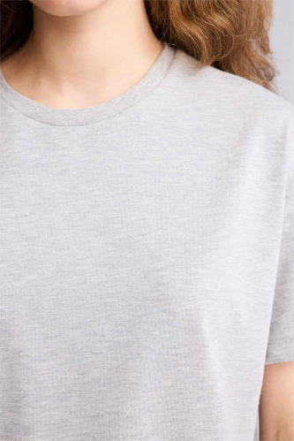 Resim Defacto Kadın T-shirt E4935AX/GR256