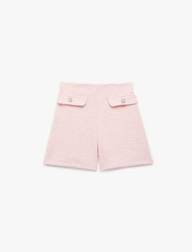 Resim Koton Kız Çocuk Kot&Kanvas Şort 6SKG40065AK