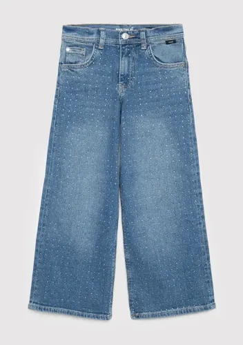 Resim Mavi Lory Kız Çocuk Jean Pantolon M7010036-A6750