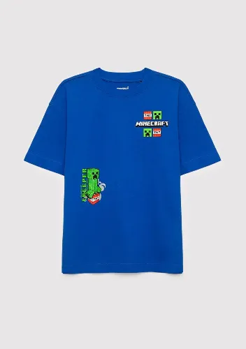 Resim Mavi Erkek Çocuk T-shirt M6610495-70896