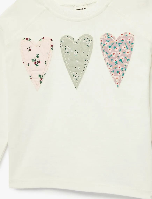 Resim Koton Kız Bebek T-shirt 6SMG10045AK