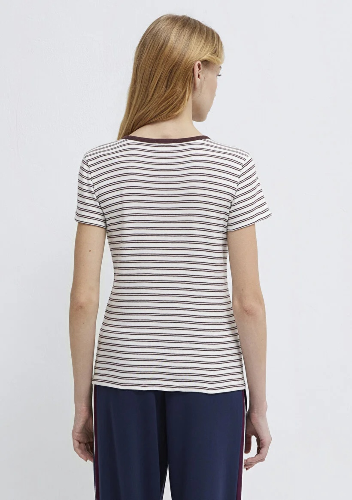 Resim Mavi Kadın T-shirt M1613928-91505