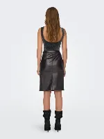 Resim Only Onlolıne Faux Leather Skırt Otw Noos Kadın Etek 15315998