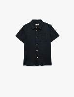 Resim Koton Erkek Çocuk Kısa Kol gömlek 6SKB60023TW