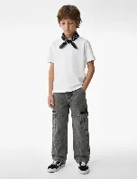 Resim Koton Erkek Çocuk T-shirt 6SKB10023TK