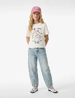 Resim Koton Kız Çocuk T-shirt 6SKG10333AK