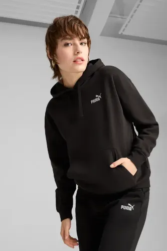 Resim Puma ESS Small No. 1 Logo Comfort Hoodie FL Kadın Sweat 682396-01