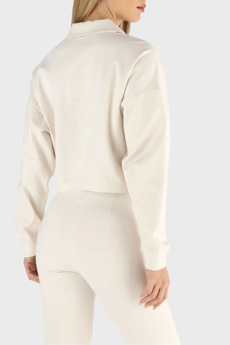 Resim Guess Athleisure  Kadın  Mont V6RQ17KD822-G9L9 Annıe Crop Full Zıp Jacket