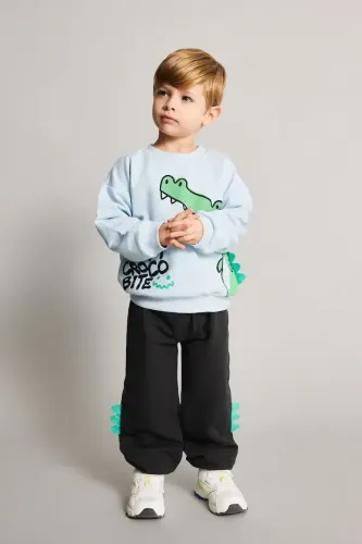 Resim Defacto  Erkek Bebek Sweat Takım I3754A5/BE771