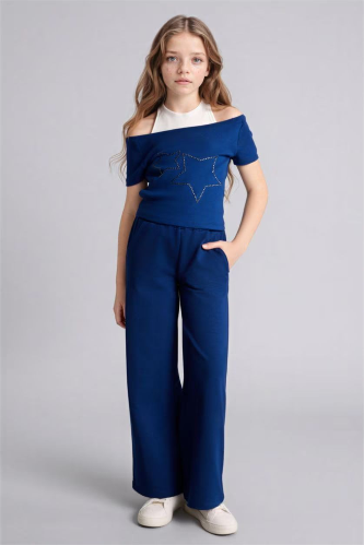 Resim Defacto Kız Çocuk T-shirt G8647A8/NV30