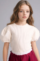 Resim Defacto Kız Çocuk T-shirt G7592A8/ER105