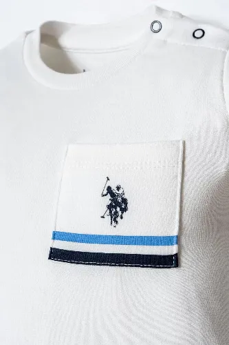 Resim U.S. Polo Assn Bebek Erkek Bebek Şort Takım USB2867