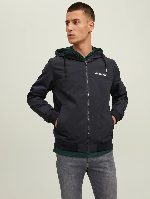 Resim Jack & Jones Jjerush Hood Bomber Noos Erkek Mont 12200208