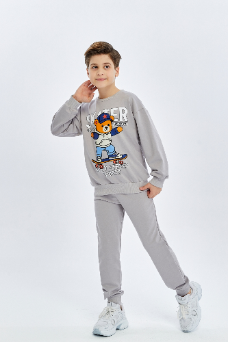 Resim Yenikoza Erkek Çocuk Sweat Takım