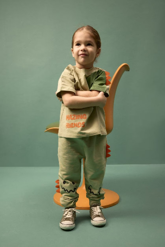 Resim Defacto Erkek Bebek T-shirt Takım G8066A5/GN1216