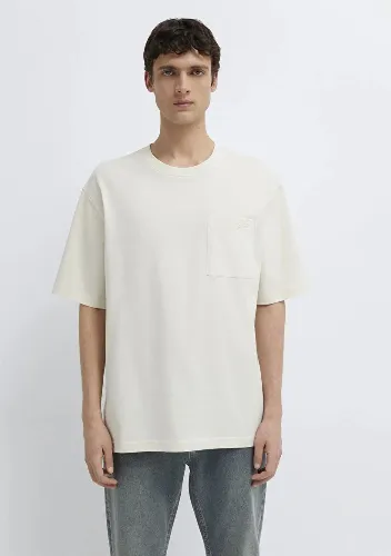 Resim Mavi Erkek T-shirt M0613329-70140