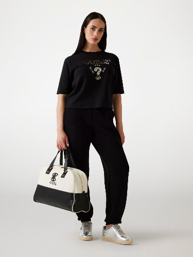 Resim Guess Athleisure  Kadın  T-shirt V4YI06I3Z14-FJ8N Aurelıe Boxy Tee