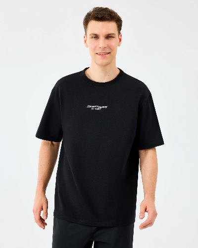 Resim Skechers M Graphic Tee Reflect Logo Oversize  Erkek T-shirt S231094-3817