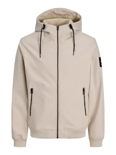 Resim Jack & Jones Jjebasıc Softshell Hood Noos Erkek Ceket 12236300