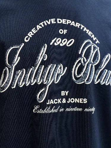 Resim Jack & Jones Jjedenver Graphıc Tee Ss O-Neck Sn Erkek T-shırt 12291213