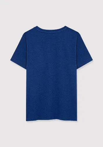 Resim Mavi Erkek Çocuk T-shirt M6633270722