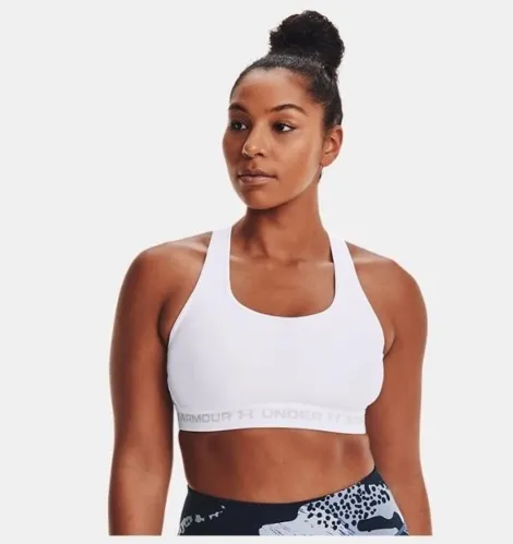 Resim Under Armour Crossback Mid Bra Kadın Spor Sütyen 1361034-100