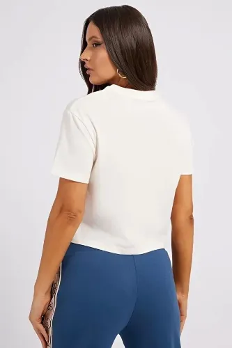 Resim V2YI06K8HM0-G6K5 Adele Crop  Gues Kadın T-shirt